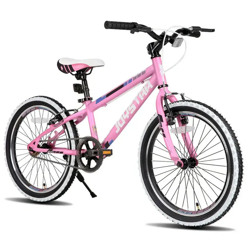 JOYSTAR Lubbock Kids’ Mountain Bike – 20" or 24" Single-Speed, Sturdy Steel Frame, Youth-Sized Geometry