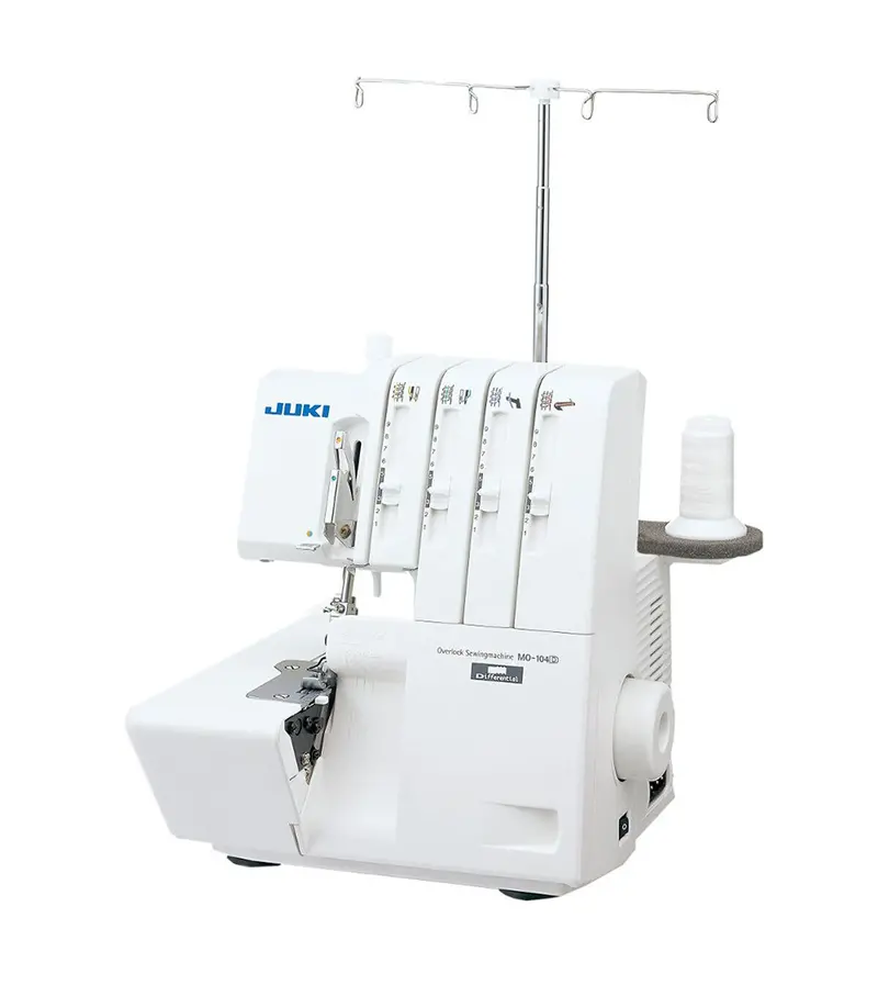 Juki MO-104D Industrial-Grade Overlock Sewing Machine – 4-Thread Capability, Differential Feed, High-Speed Performance