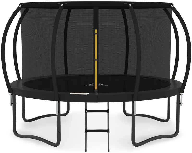 JUMPZYLLA 8-Foot Enclosed Backyard Trampoline for Kids