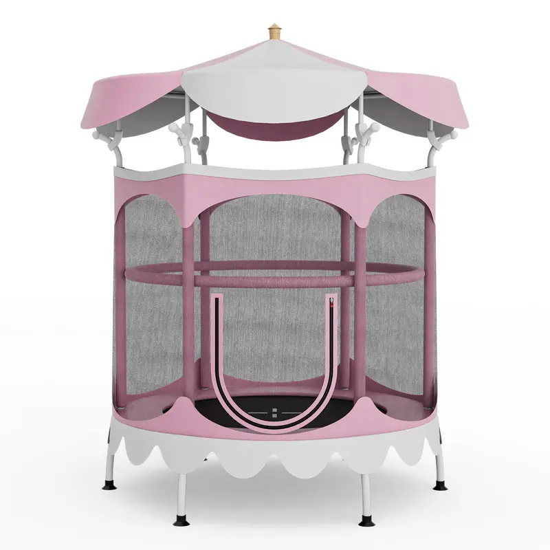 Junior Bounce Trampoline for Backyard Play and Safe Exercise 2