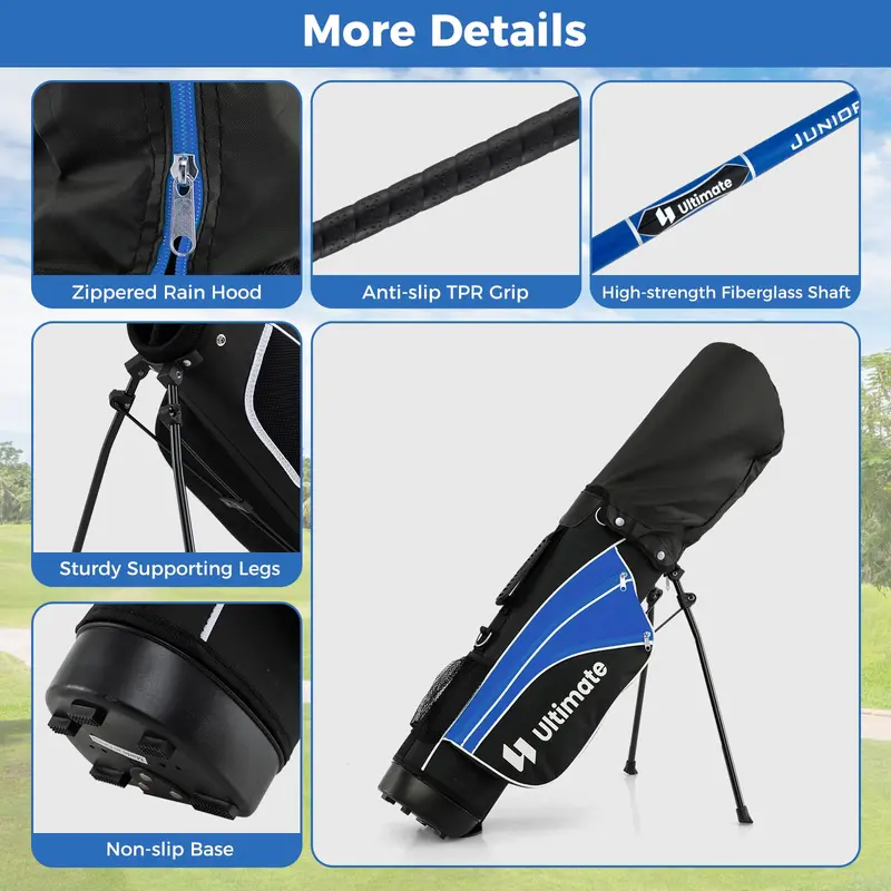 Junior Golf Set for Ages 11–13 — Right-Handed Complete Clubs with Stand Bag