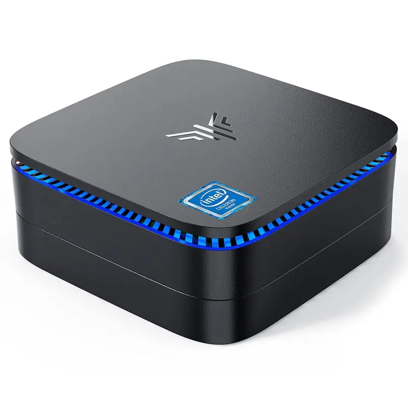 Kamrui AK1 Pro Mini PC – Intel Quad-Core, 12GB DDR4 RAM, 256GB SSD