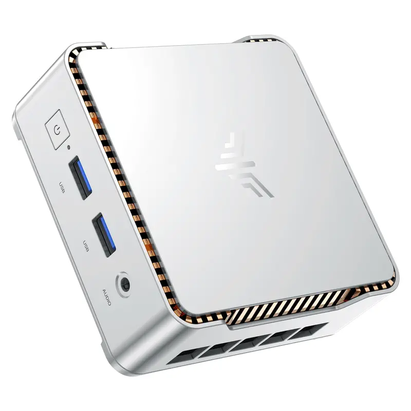 KAMRUI GK3Plus Mini PC – Compact Desktop with 16GB RAM and 512GB M.2 SSD for Business or Home Use