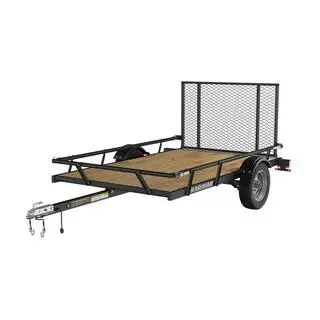 Karavan 5' x 8' Utility Trailer – Wood Floor, Sliding Rail System, Towing-Ready