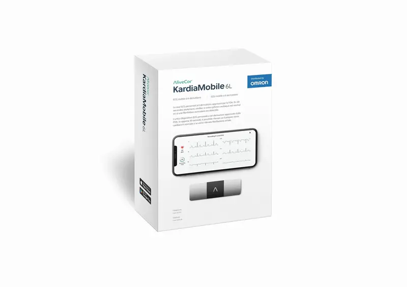 KardiaMobile 6L Personal EKG Monitor – FDA-Cleared, Compatible with Most Smartphones