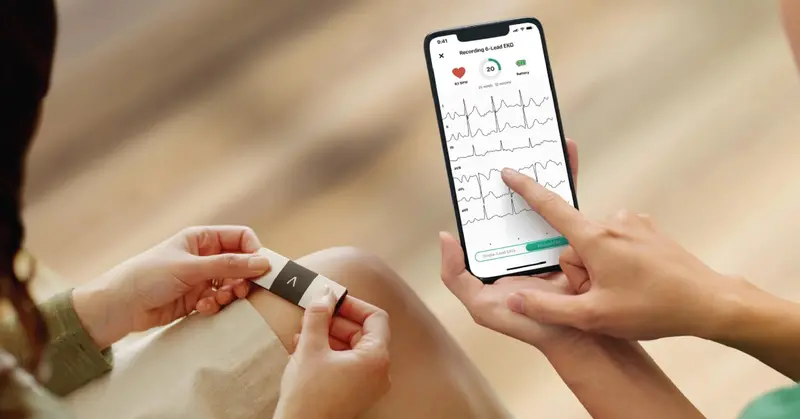 KardiaMobile 6L Personal EKG Monitor – FDA-Cleared, Compatible with Most Smartphones