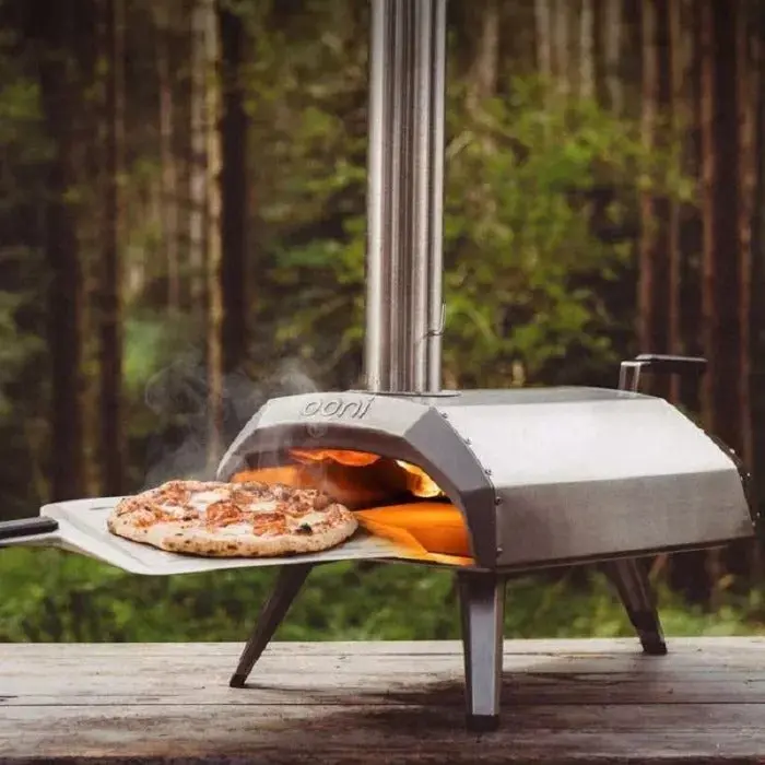 Karu 12 Multi-Fuel Pizza Oven – Outdoor Brick-Style Oven for Wood, Charcoal, or Gas Cooking