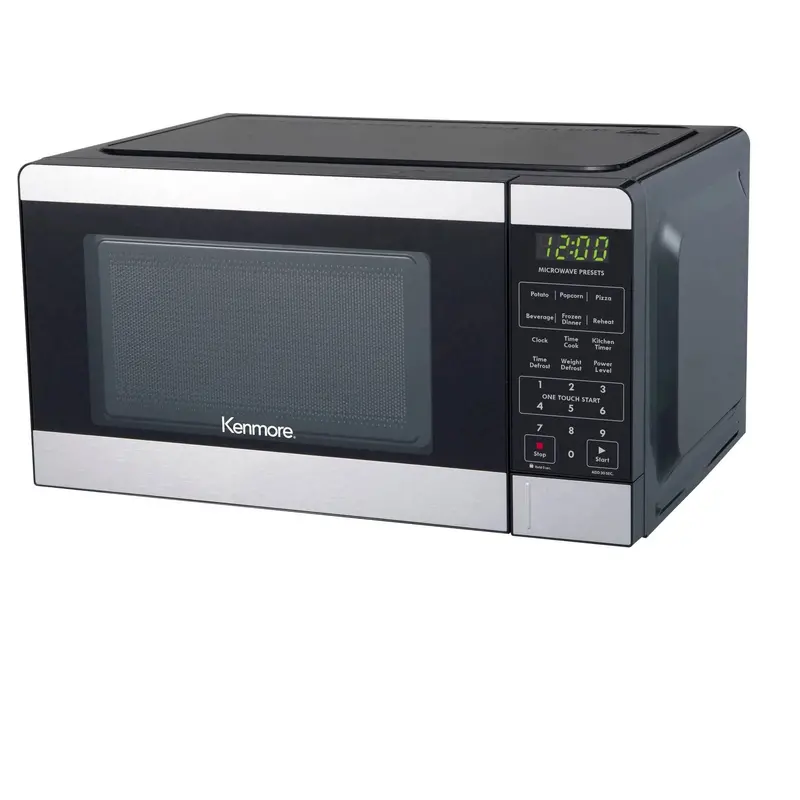 Kenmore Compact 0.7 Cu Ft Stainless Steel Microwave Oven