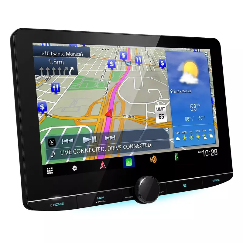 Kenwood eXcelon DNR1007XR In-Dash Car Stereo — 10.1" HD Touchscreen, Built-in Navigation, Bluetooth & Wi-Fi Connectivity 2