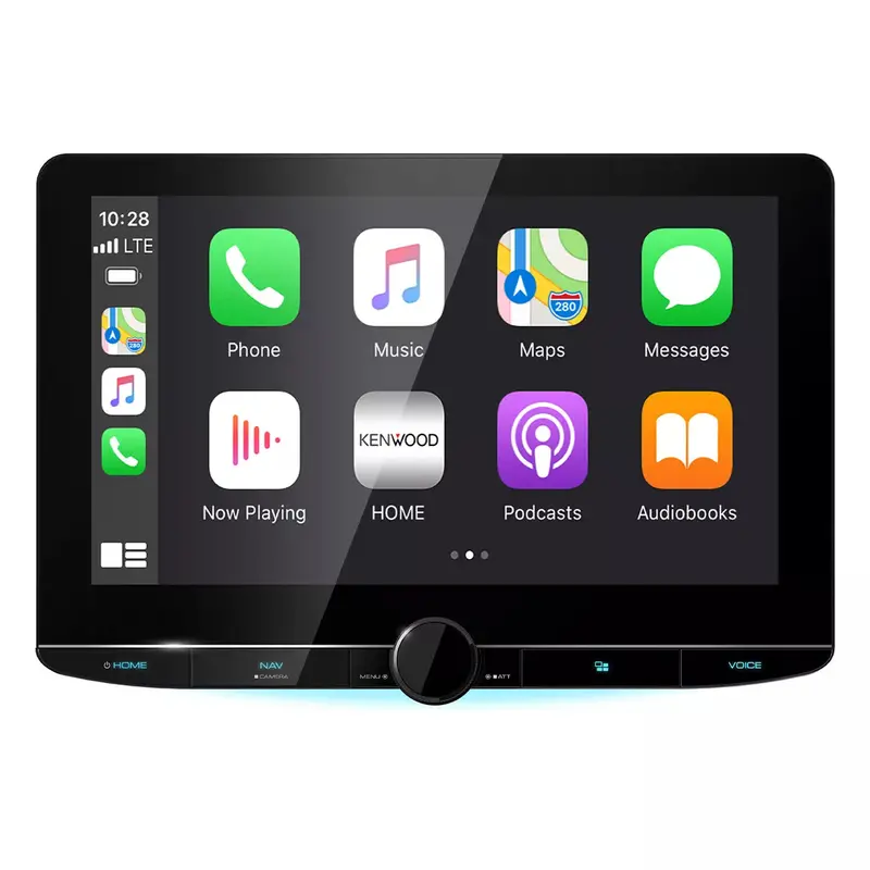 Kenwood eXcelon DNR1007XR In-Dash Car Stereo — 10.1" HD Touchscreen, Built-in Navigation, Bluetooth & Wi-Fi Connectivity