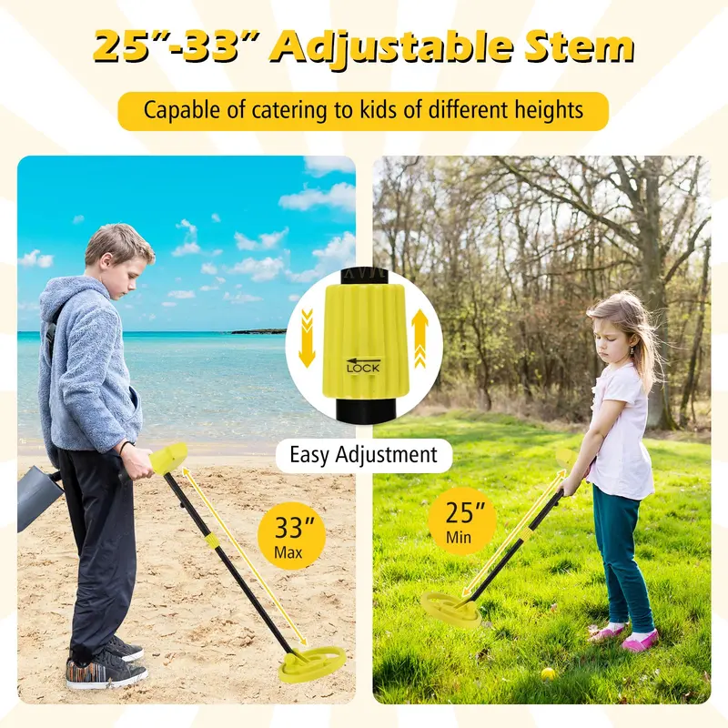 Kid-Friendly Metal Detector Toy with Educational Features 2