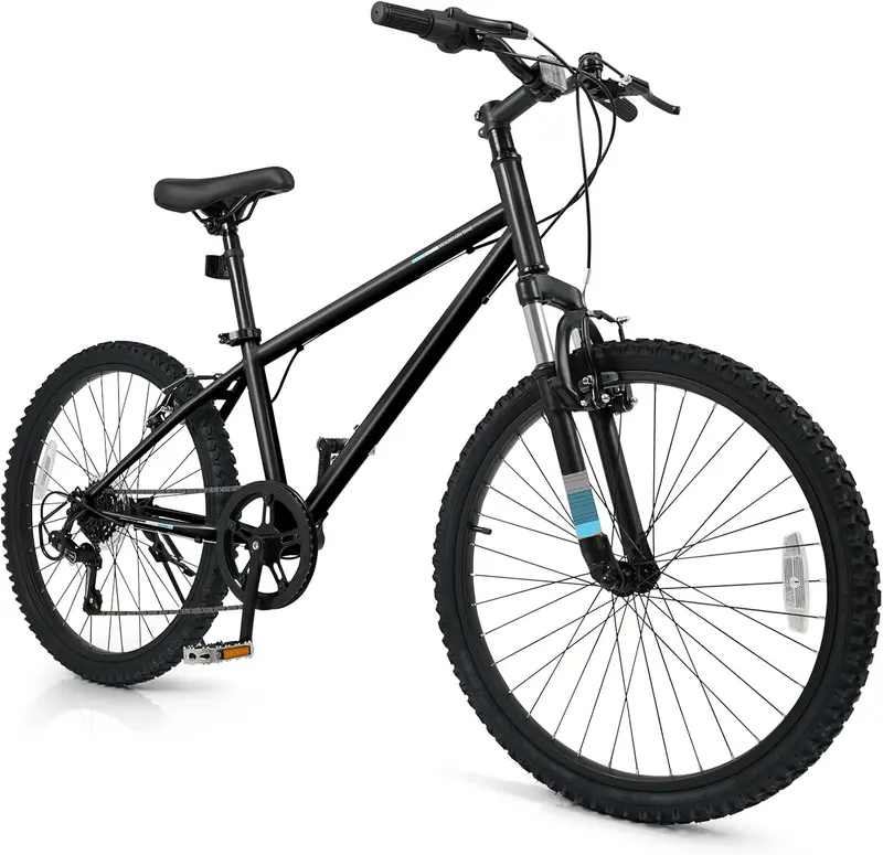 Kids’ 20- and 24-Inch Mountain Bike – 6-Speed Drivetrain with Front Suspension Fork 2