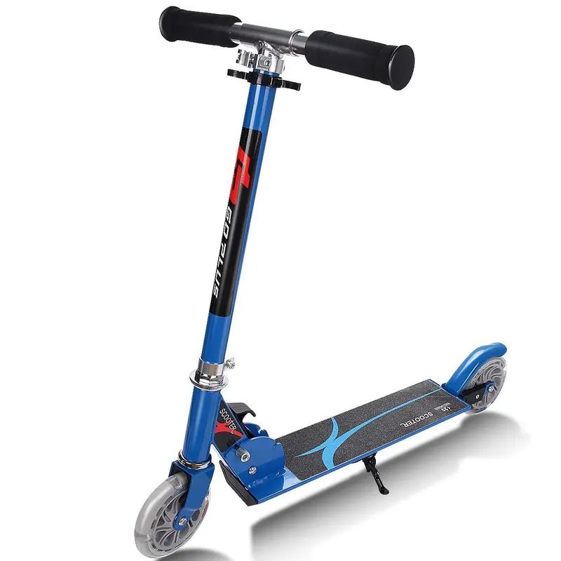 Kids’ Folding Kick Scooter – Aluminum Frame with Dual Flashing LED Wheels