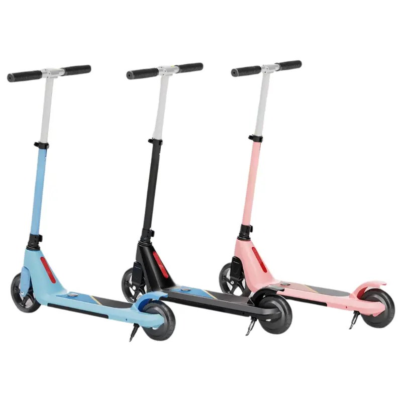 Kids’ LED-Equipped Electric Scooter (Ages 6–10) with Speed Control & Safety Lights