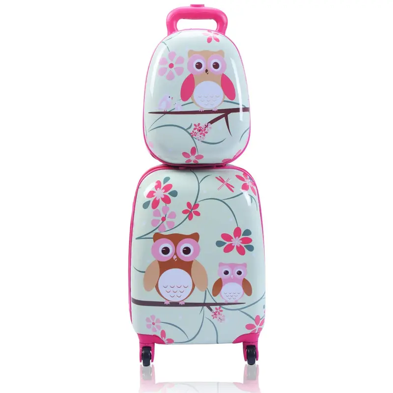 Kids’ Luggage Set – Two Lightweight Carry-Ons (12″ and 16″) for Travel