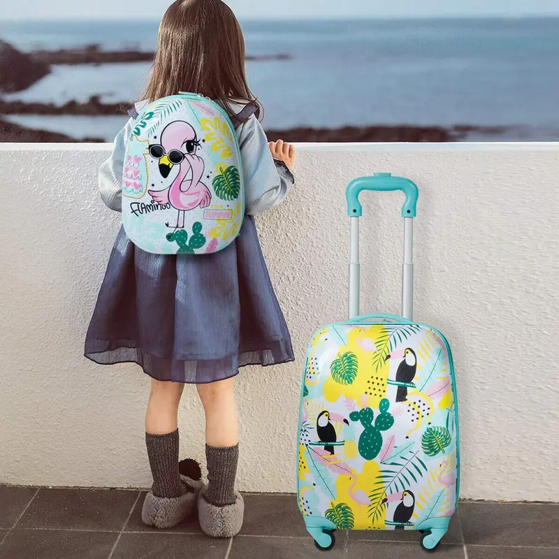 Kids’ Luggage Set – Two Lightweight Carry-Ons (12″ and 16″) for Travel 2