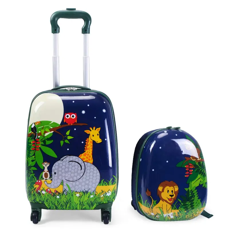 Kids’ Luggage Set – Two Lightweight Carry-Ons (12″ and 16″) for Travel