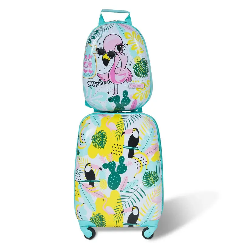 Kids’ Luggage Set – Two Lightweight Carry-Ons (12″ and 16″) for Travel