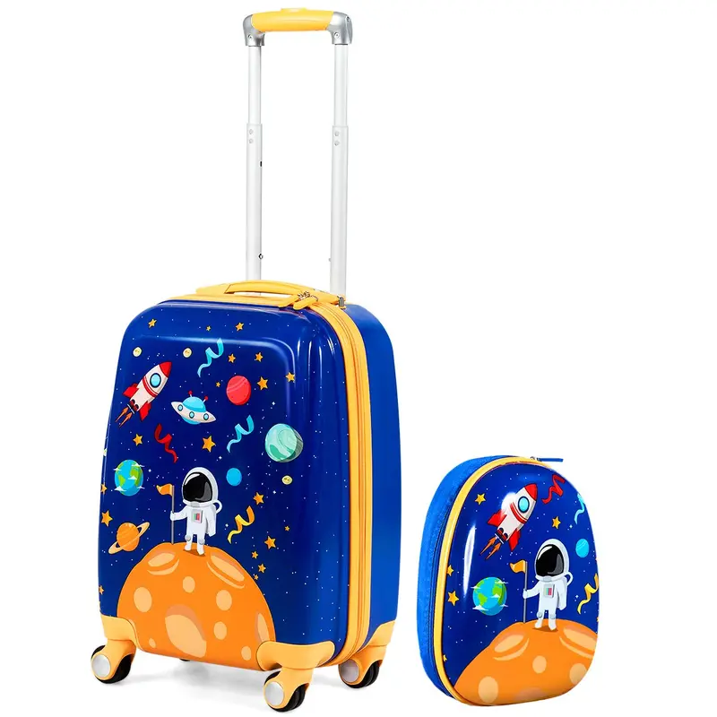 Kids’ Luggage Set – Two-Piece Carry-On Collection (12-Inch and 18-Inch)