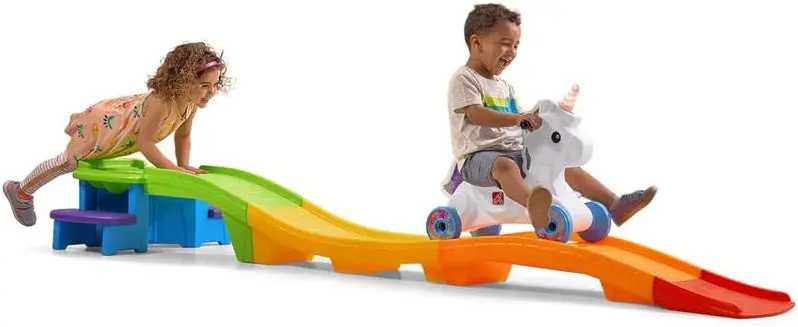 Kids’ Unicorn Ride-On Stroller – Indoor/Outdoor Push Car Playset