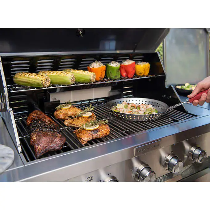 Kirkland Signature Stone Island 12-Burner Gas Grill — Premium Outdoor Cooking Station