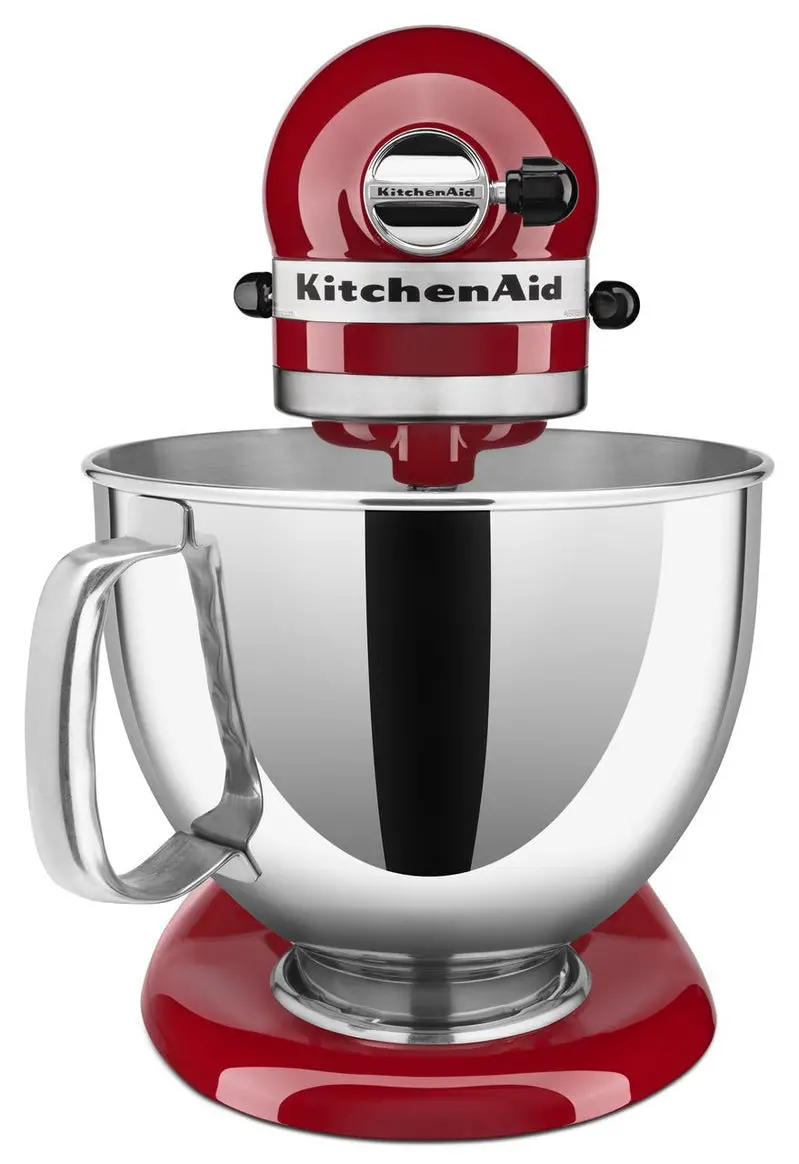 KitchenAid Artisan 5-Quart Stand Mixer – Empire Red Tilt-Head Model with Planetary Mixing Action