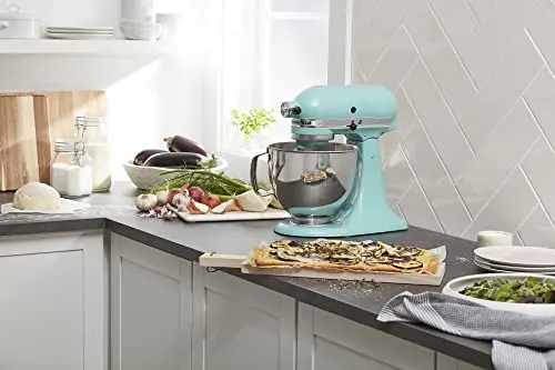 KitchenAid Artisan 5-Quart Stand Mixer with Pouring Shield – Tilt-Head Design for Mess-Free Ingredient Addition