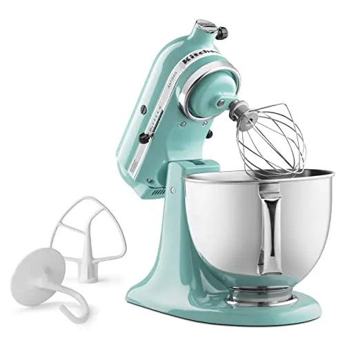 KitchenAid Artisan 5-Quart Stand Mixer with Pouring Shield – Tilt-Head Design for Mess-Free Ingredient Addition