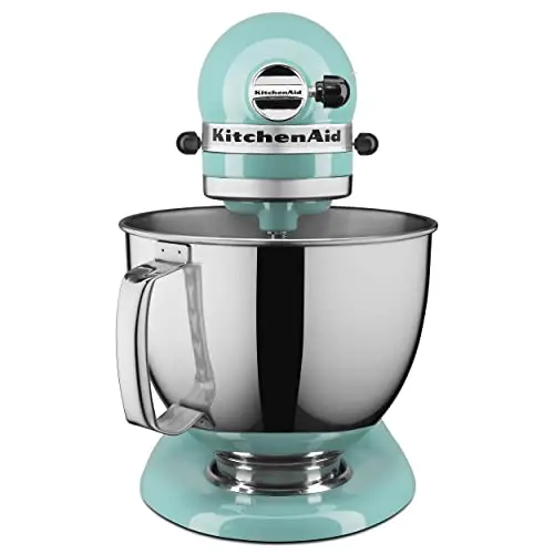 KitchenAid Artisan Tilt-Head Mixer – 5-Quart Capacity with Optional Pouring Shield for Controlled Mixing