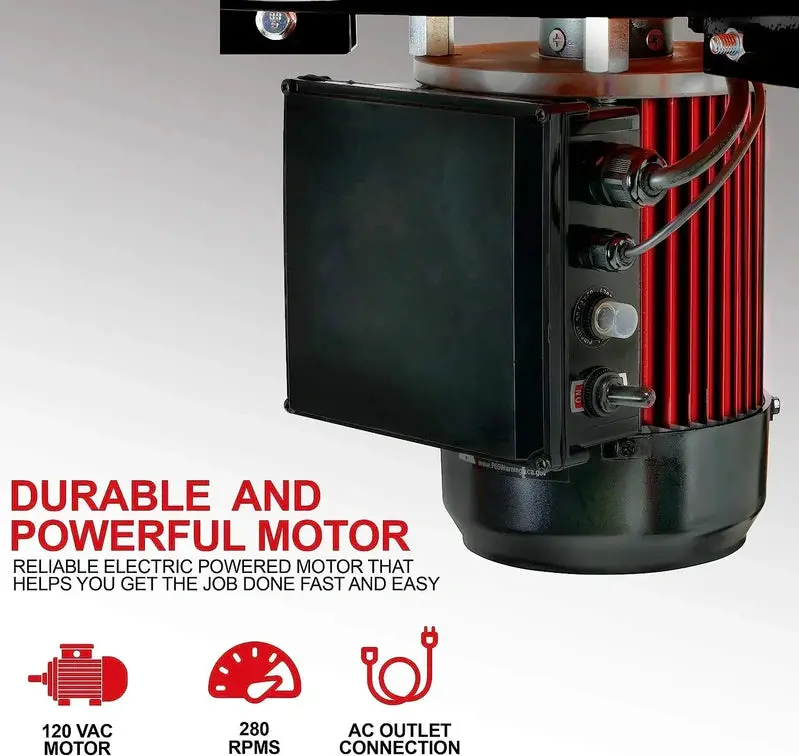 Kitchener Chicken Plucker – Heavy-Duty 1HP Electric Poultry Processor with 92 Soft Fingers, 20" Drum, and GFCI Safety Plug