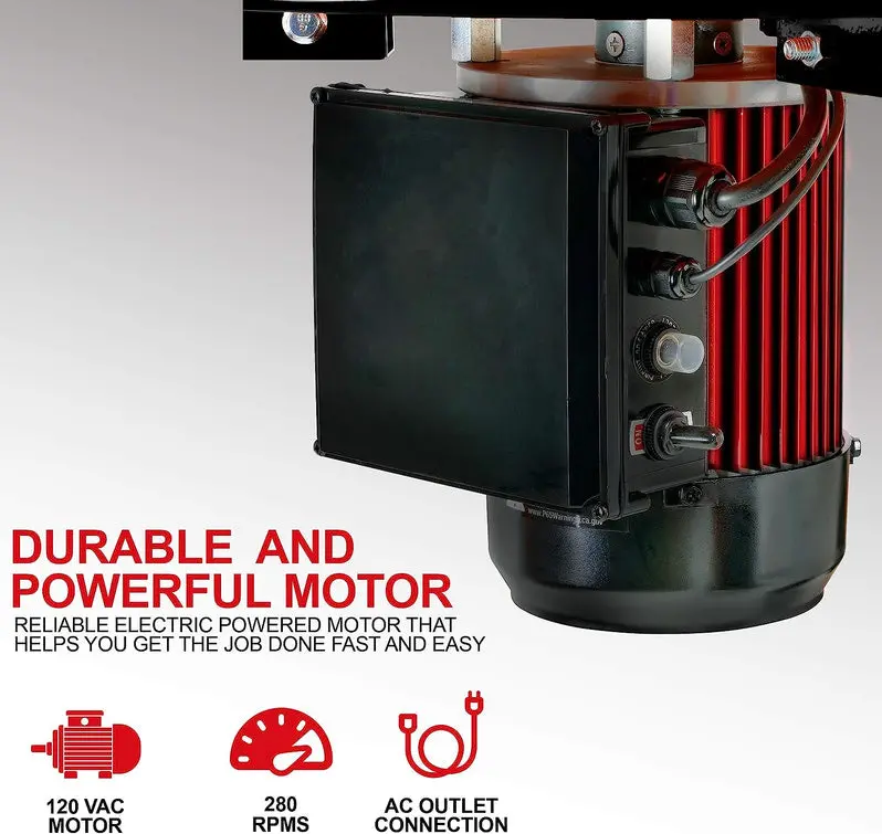 Kitchener Heavy-Duty Chicken Plucker – 1 HP Electric Poultry De-Feathering Machine with 92 Soft Fingers