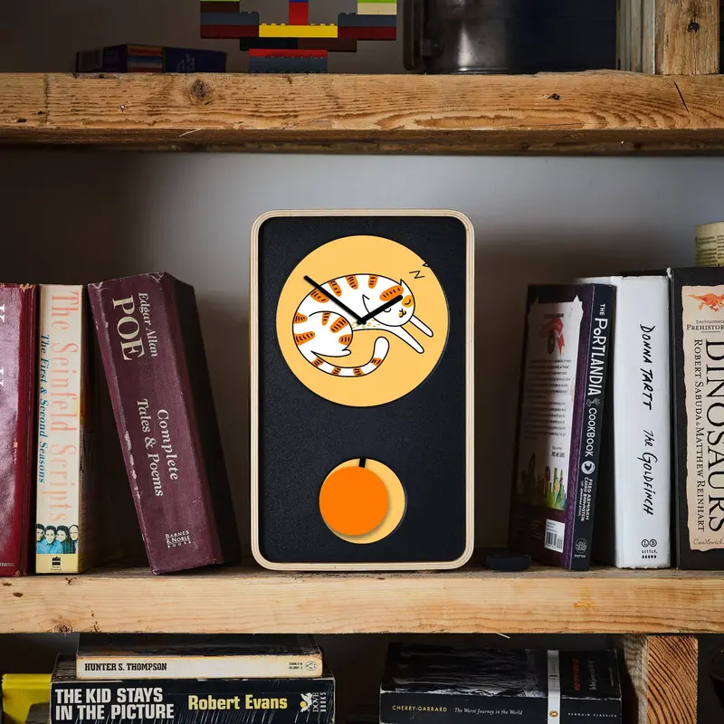 Klydoclock Animated LED Desk Clock with Digital Display