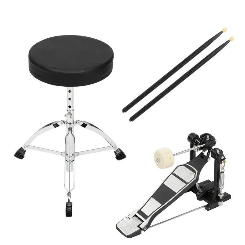 Ktaxon 5-Piece Adult Drum Set – Full-Size 22" Kit with Cymbals, Throne, and Sticks