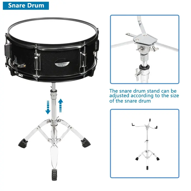 Ktaxon 5-Piece Adult Drum Set – Full-Size 22" Kit with Cymbals, Throne, and Sticks