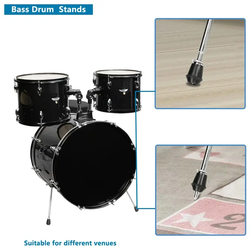 Ktaxon 5-Piece Adult Drum Set – Full-Size 22" Kit with Cymbals, Throne, and Sticks
