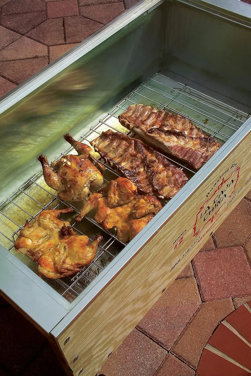 La Caja China Model #2 Pig Roaster – Heavy-Duty 100-Lb Capacity Outdoor Roasting Box