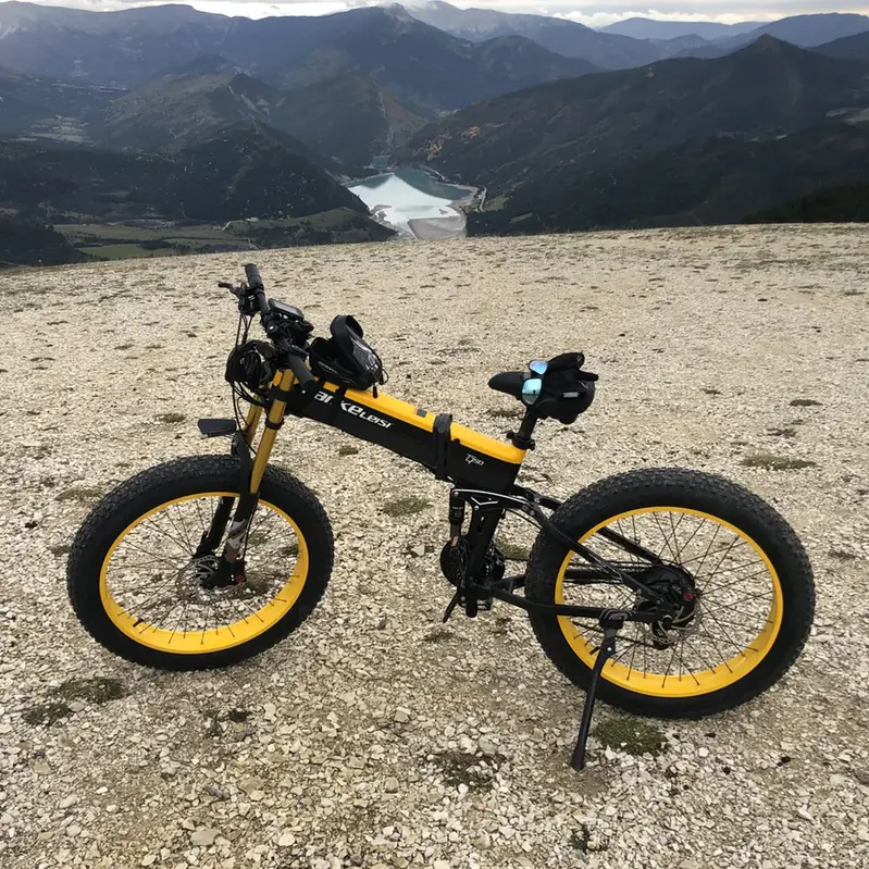 Lankeleisi XT750 Plus Fat Tire E-Mountain Bike – 1000W Motor, 26" Wheels, Dual Crown Fork, Foldable Frame