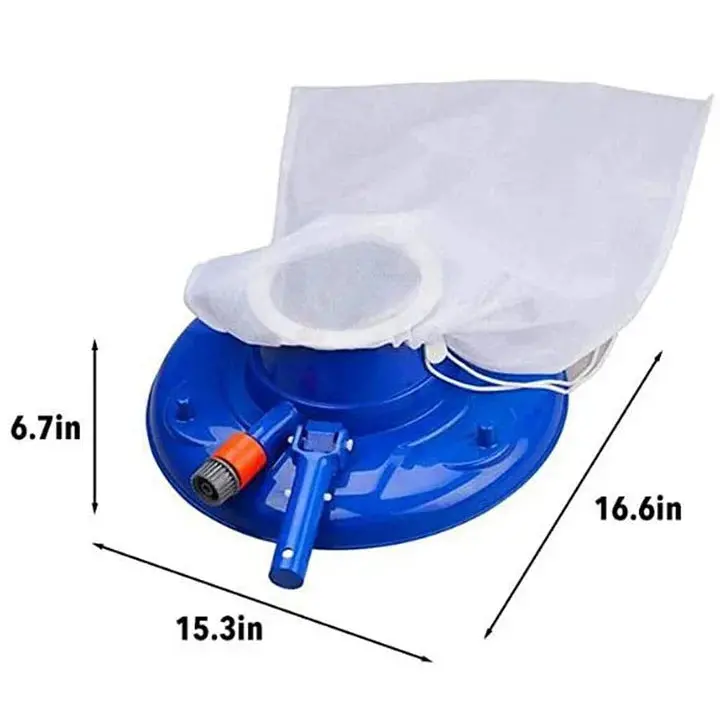 Large Pool Leaf Vacuum – Heavy-Duty Suction Cleaner for Inground & Above-Ground Pools