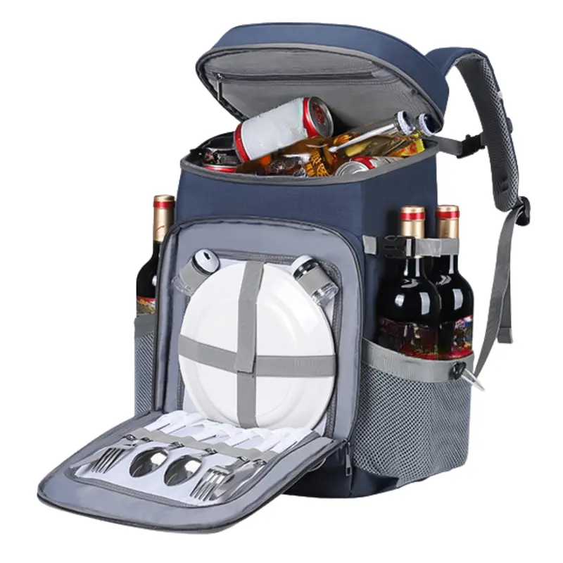 Leak-Proof Insulated Cooler Backpack Designed for Family Picnics and Extended Outdoor Trips