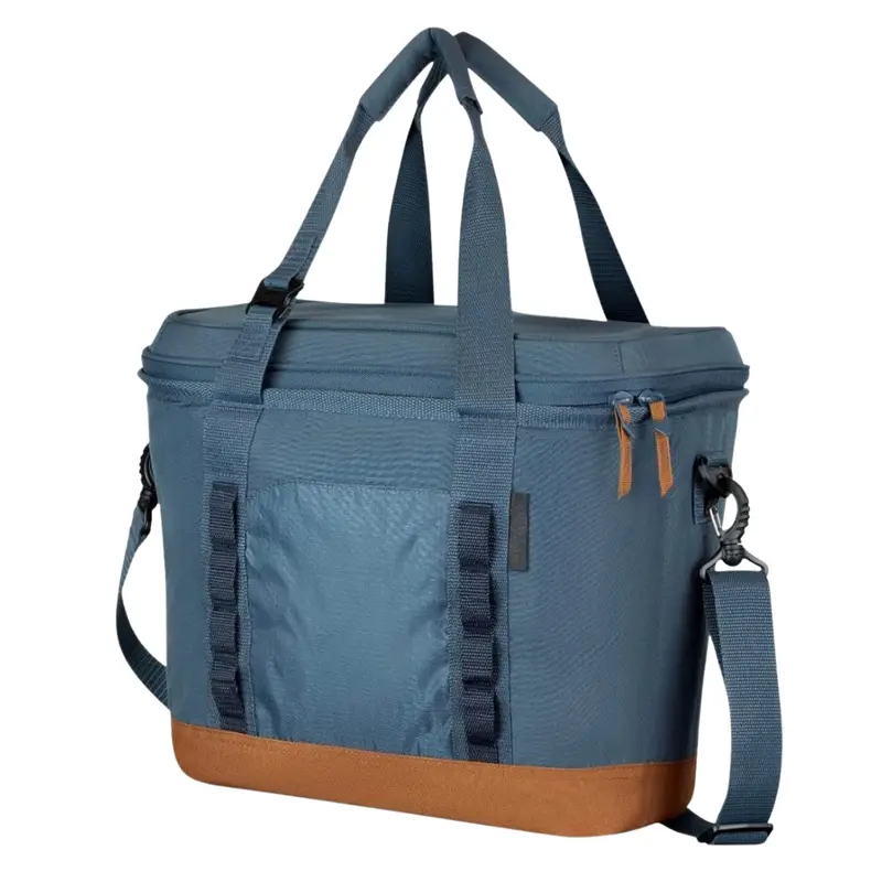 Leakproof Insulated Folding Cooler Bag with Rigid Structure & Easy-Carry Handles 2
