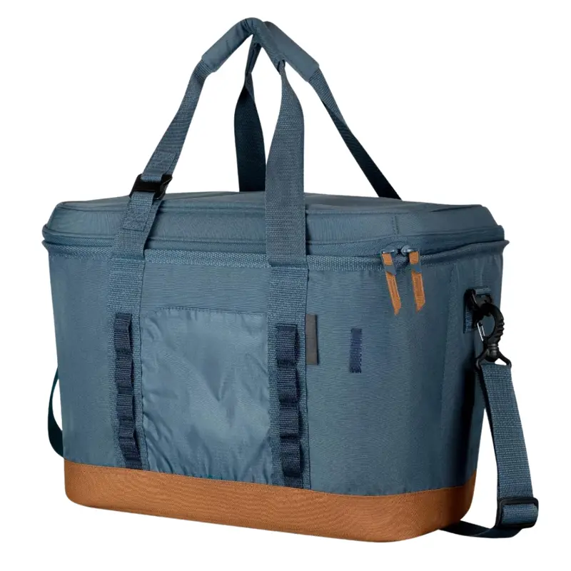 Leakproof Insulated Folding Cooler Bag with Rigid Structure & Easy-Carry Handles