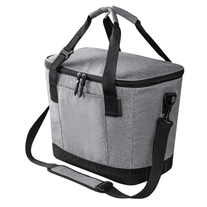 Leakproof Insulated Folding Cooler Bag with Rigid Structure & Easy-Carry Handles