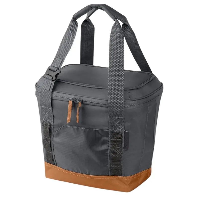 Leakproof Insulated Folding Cooler Bag with Rigid Structure & Easy-Carry Handles