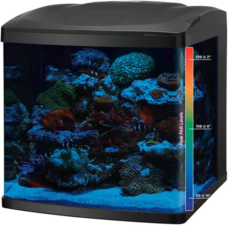 LED Aquarium Kit – 32-Gallon Fish Tank with Stand and Integrated Lighting System