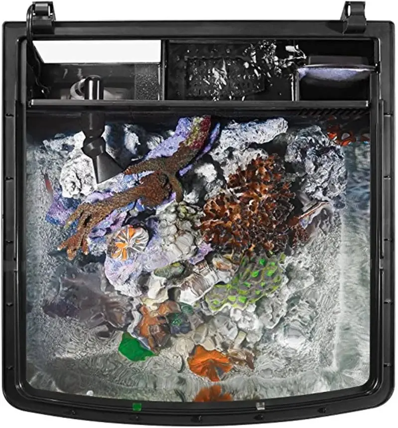 LED Aquarium Kit – 32-Gallon Fish Tank with Stand and Integrated Lighting System