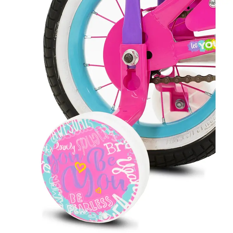 Let You Be You 12-Inch Unicorn Kids’ Bike – Pink and Purple Balance Bike for Toddlers