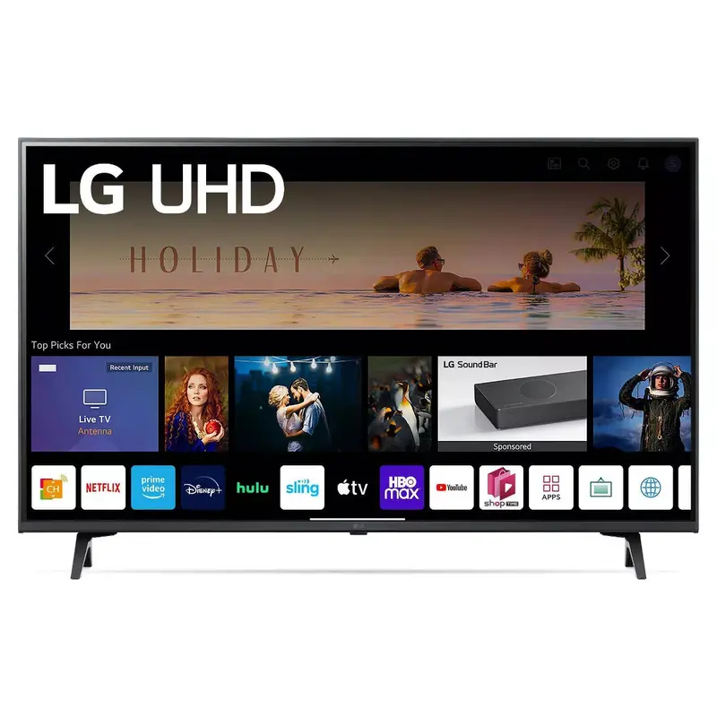 LG 43UQ7590PUB 43-Inch 4K UHD Smart TV with AI Picture Enhancer, HDR Support, and webOS Platform