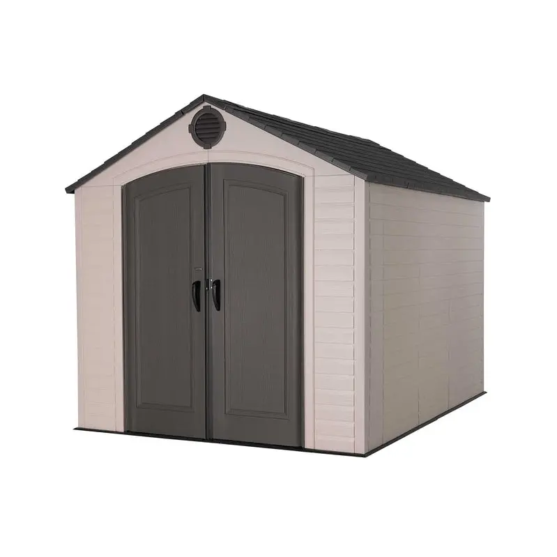 Lifetime 8' x 10' Weather-Resistant Outdoor Storage Shed
