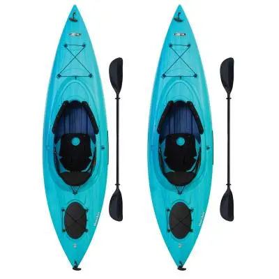 Lifetime Guster 100 Sit-In Recreational Kayak – Twin Pack (Model 457)
