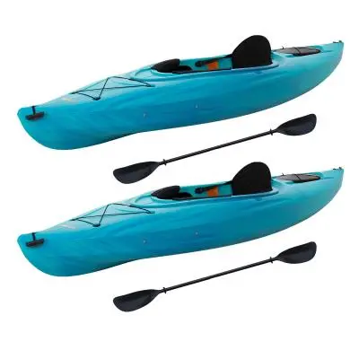 Lifetime Guster 100 Two-Person Sit-In Kayak – Lightweight Polyethylene (Pack of 2)